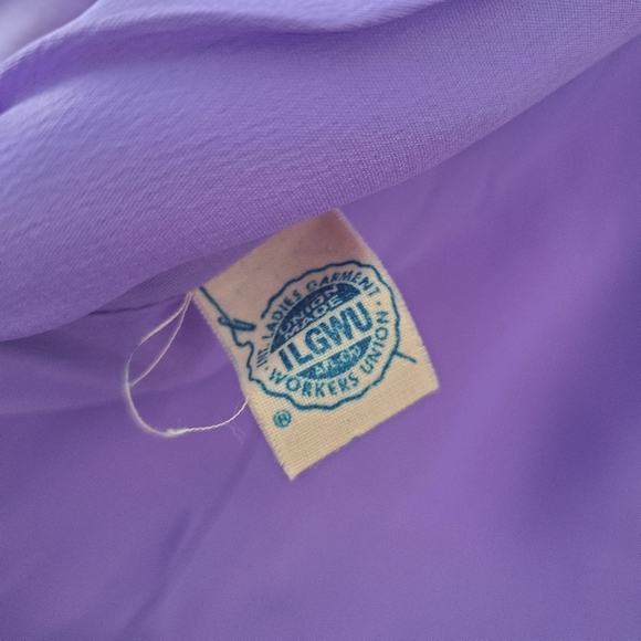 VINTAGE Joseph Magnin purple 3 piece 1950s women's suit Excellent condition - Picture 8 of 15